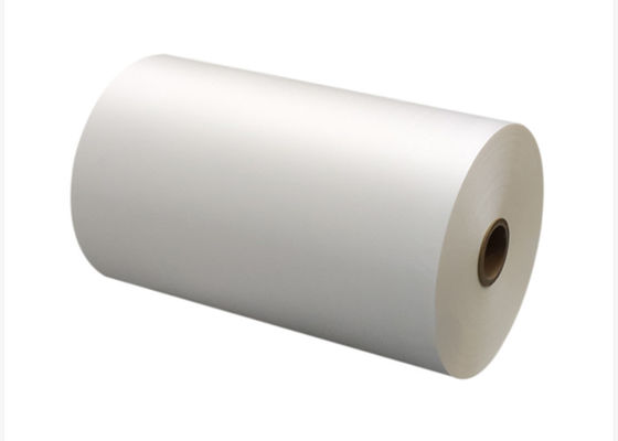 Good price 22 Mic Glanzende gladde oppervlakte Thermische lamineerfilm, warm gesmolten EVA BOPP glanzende lamineerrol voor verpakking online