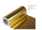 UV-bescherming Metalisated BOPP Film Glitter Gold Aluminium Foil Gelamineerd Voor Verpakking