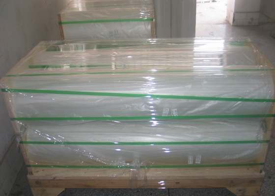 Good price 2500m x 16μm PET-voorgecoate thermische film voor het verwerken van logo's met warm stempelen Type Multiple Extrusion 120-180C online