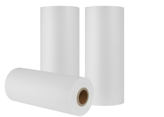Good price 3 inch Paper Core Silky Feel BOPP Thermo-Bonded Film 30 microns Houtskoolsatine met meerlagige extrusieverwerking online