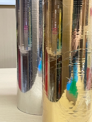 Good price Eco-afbreekbare elektrostatische dissipatieve kristalhelderheid metalen beklede afschermingsfilm Ultralicht gewicht recycleerbaar OSHA-conforme veiligheidsgegevens geverifieerde rollengte 200-3600 lineaire meter online
