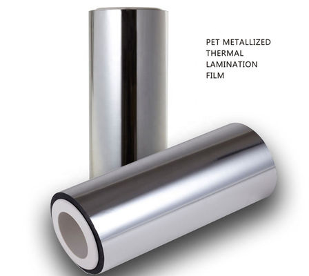 Good price Aluminium helder metalen glans polyester film rollen uitstekende barrière eigenschappen voor het afdrukken van plastic dozen verpakking online