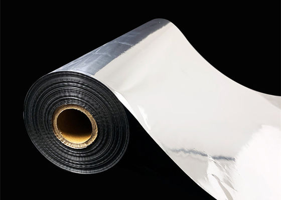 Good price Polyester-metalliseerde PET-film, thermisch zilverlamineerfilmrol voor visitekaartjes online