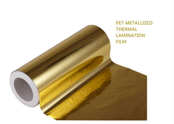 Good price Goud gecoate PET-lamineerfilm Polyester verpakking 1000 mm Voor kartonpapier online
