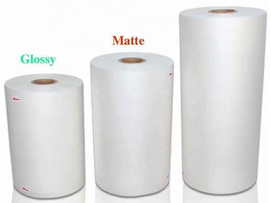 Good price 30mic Matte Bopp Thermal Laminate Film-Broodje 20 Mic 3600m Lengte online